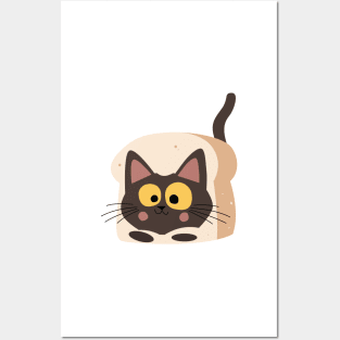 cat bread Poster for Sale by BattleGoat