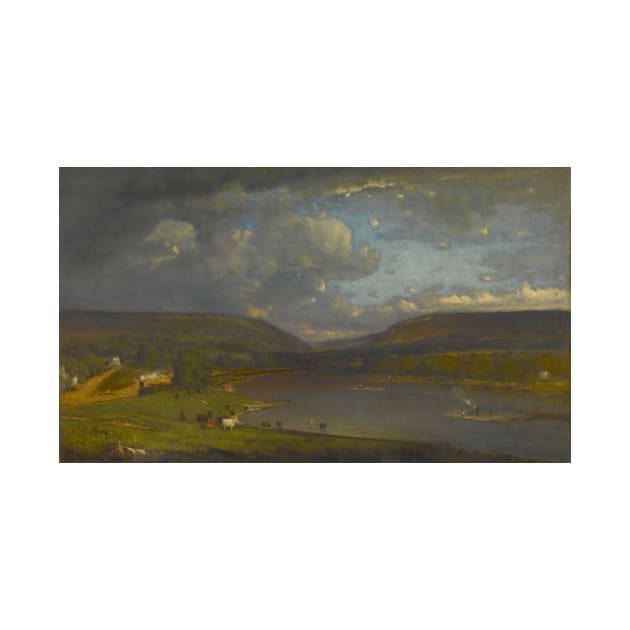 On the Delaware River by George Inness by Classic Art Stall