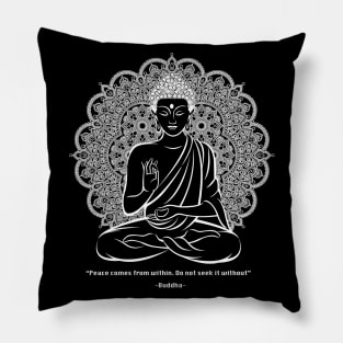 Mandala Meditating Buddha  II Pillow