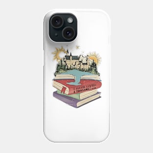 Booking Vintage, I've Live A Thousand Lives, Book Lover, Reading Books Phone Case