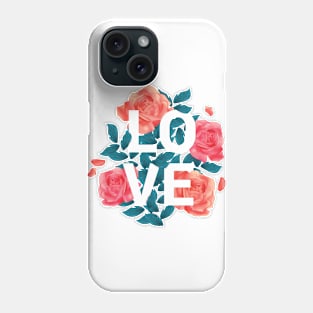 Pink Rose Love Phone Case