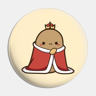 Cute King Potato Pin