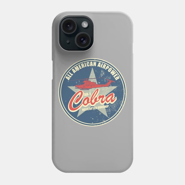 AH-1 Cobra Beer Mat (distressed) Phone Case by TCP