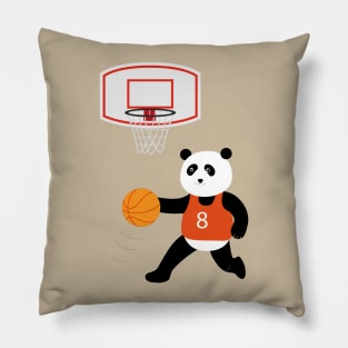 Play basketball with a panda Pillow