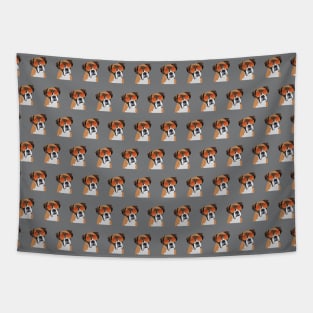 Boxer Dog Wearing Sunglasses Tapestry