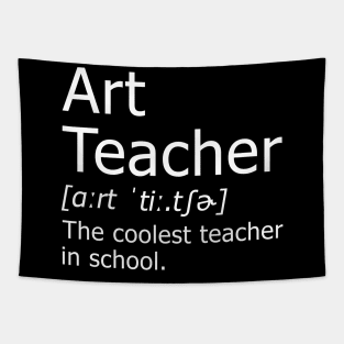 Funny Art Teacher Meaning T-Shirt Awesome Definition Classic Tapestry