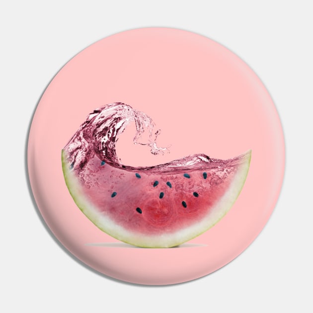 Watermelon Wave Pin by Vin Zzep
