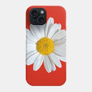 Marguerite on red Phone Case