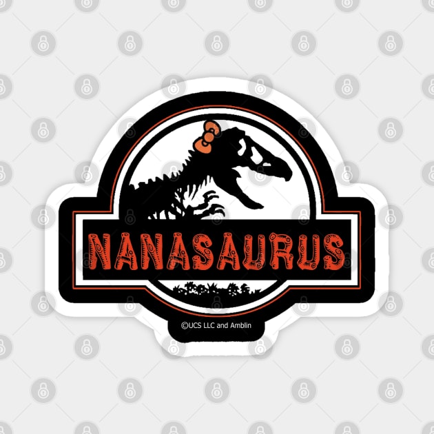 NanaSaurus Inspireds Jurassic Park Magnet by REKENINGDIBANDETBRO