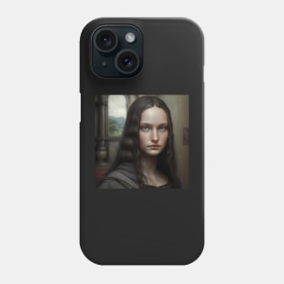 Mona Lisa Medieval Teen Portrait Phone Case