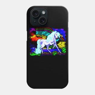 Unicorn Rainbow 8 Bit Art Phone Case