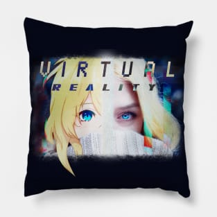 VR Art Gamer Girl Pillow