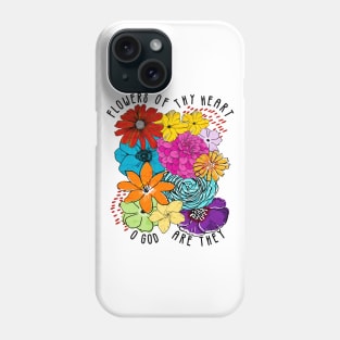 Flowers of Thy Heart Godspell Inspired Phone Case