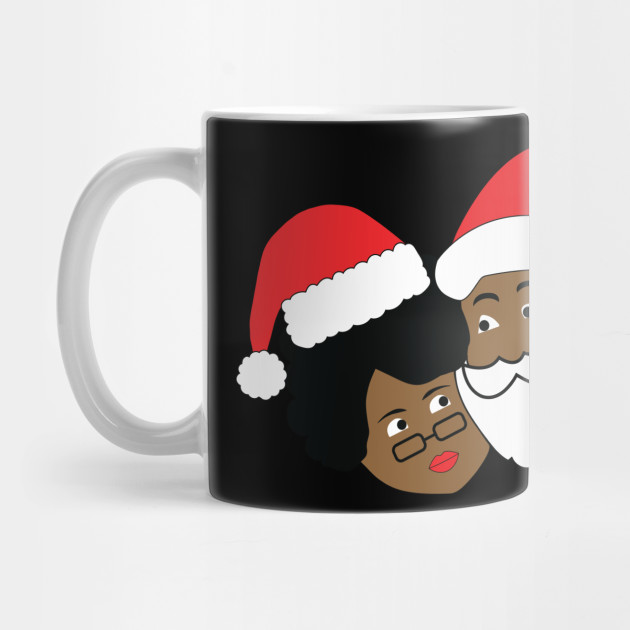 Black Santa And Mrs Claus Black Santa Claus Mug Teepublic