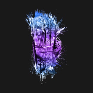 Enchanted Forest Design- Purple T-Shirt