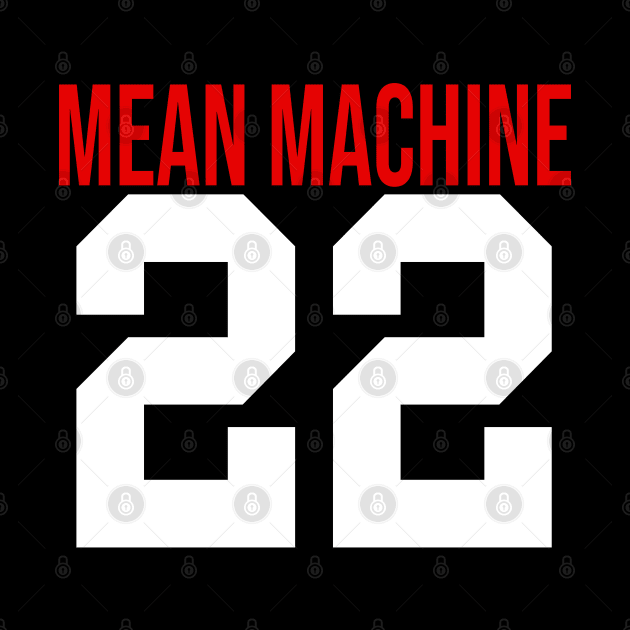 The Longest Yard Paul Crewe Mean Machine Jersey (Front & Back Print) by darklordpug