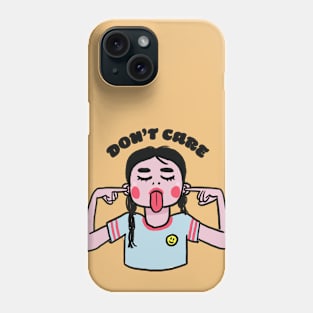 Don't Care Phone Case