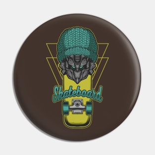 Urban Robot Skater Pin