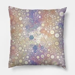 Groovy Colorful Boho Bubbles Pillow