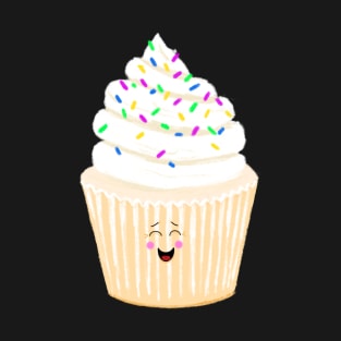 Happy Vanilla Cupcake (plain) T-Shirt