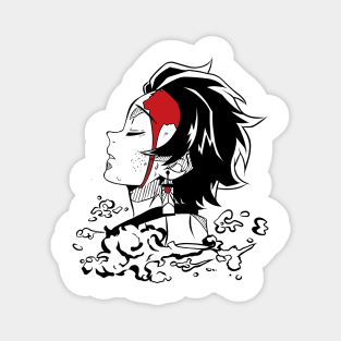 Bloody tanjiro Magnet