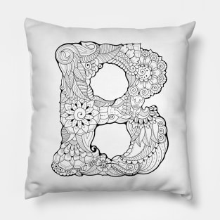 Letter B Pillow