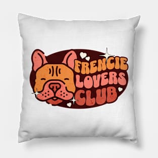 French Bulldog Retro Vibes Pillow