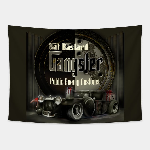 Ratrod Gangster Tapestry by hardtbonez