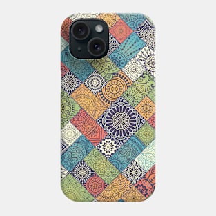 Azulejo mandala floral #1 Phone Case