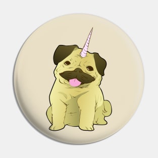 Pug-a-corn Pin