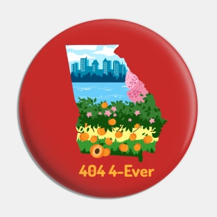 Atlanta 404 4Ever Pin