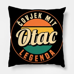 Serbia Father Otac Srpski Tata Balkan Papa Srbija Pop Pillow