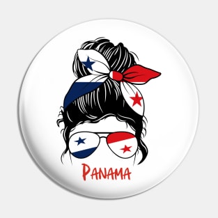 Panamanian Girl, Panamanian girlfriend, Panama Messy bun, Panameña Pin