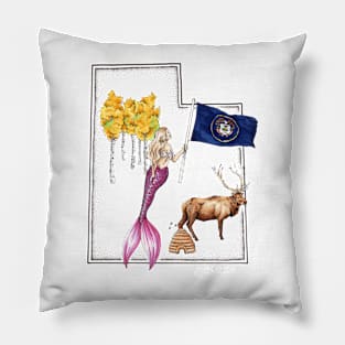 Utah Mermaid Pillow