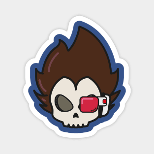 kawaii vegeta skull Magnet