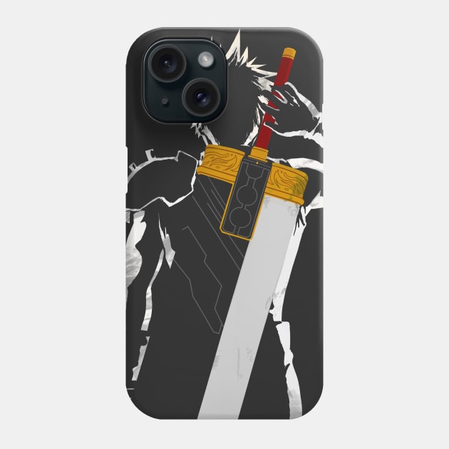 Cloud Buster Black Phone Case by mcashe_art