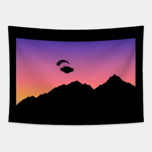 Surreal paragliding Tapestry