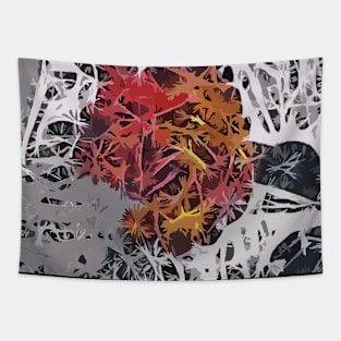 Autumn web Tapestry