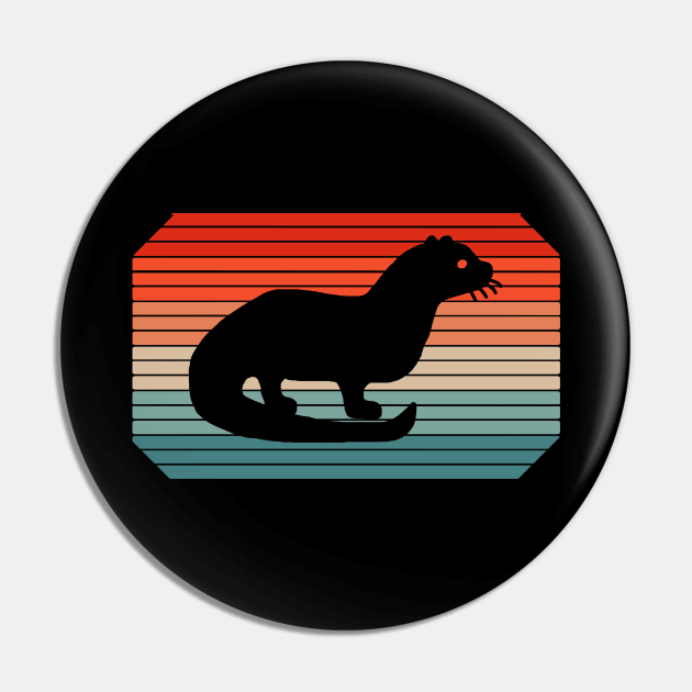 Vintage marten badger predator sea otter design Pin by FindYourFavouriteDesign