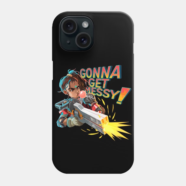 Rampart - Gonna Get Messy! Phone Case by Paul Draw