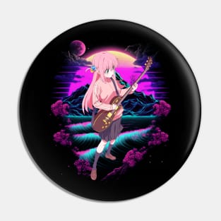 Rock Musician Awesome Anime Present Pin