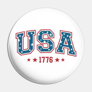 USA 1776 - Fun 4th of July Pin