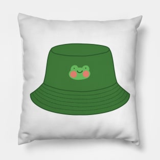 Frog bucket hat Pillow