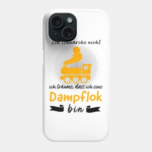 Eisenbahn Dampflok schnarchen Eisenbahner Phone Case