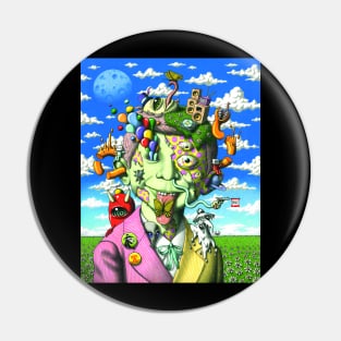 Alfred E. Neuman [My Version] Pin