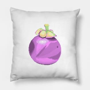 Mangosteen Pixel art, Cute Mangosteen fruit, Thai fruit Pillow