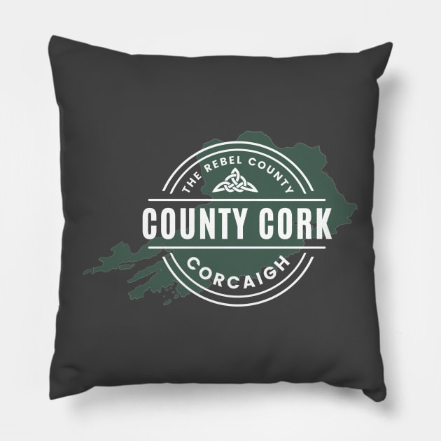 County Cork Pillow by TrueCelt