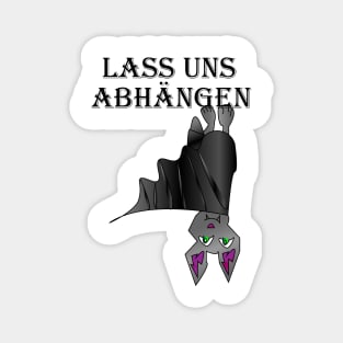 Hanging bat Funny design Magnet