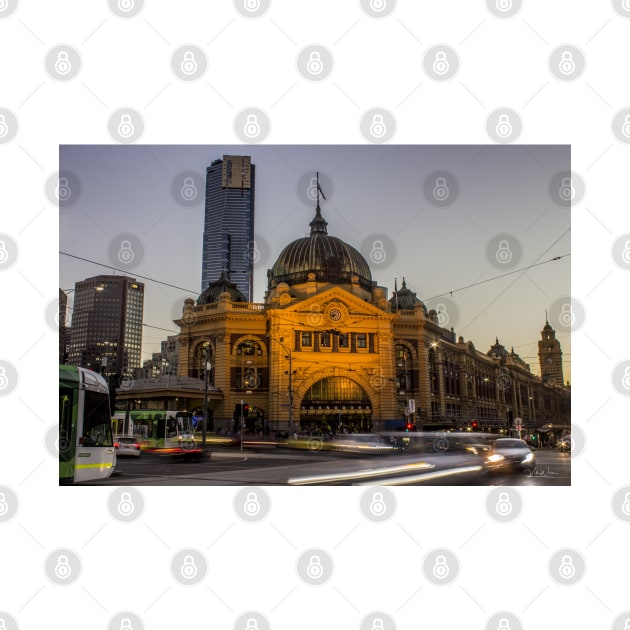 Flinders Street Station, Melbourne, Victoria, Australia. by VickiWalsh