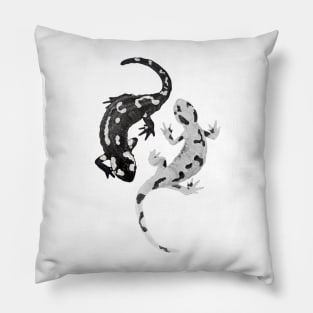 Two salamanders Pillow